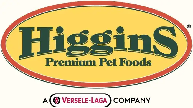 Higgins Premium Pets Food and Versele-Laga logos